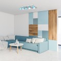 Lampa sufitowa DIXIE Niebieski 5xGX53 MLP7608 Milagro