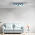 Lampa sufitowa DIXIE Niebieski 5xGX53 MLP7608 Milagro
