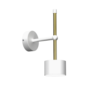 Kinkiet ARENA Biały/Złoty 1xGX53 MLP7753 Milagro