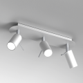 Lampa sufitowa PRESTON Biały/Chrom 3x mini GU10 MLP7616 Milagro