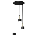 Lampa wisząca ARENA Czarny/Złoty 3xGX53 MLP7762 Milagro