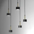 Lampa wisząca ARENA Czarny/Złoty 5xGX53 MLP7763 Milagro