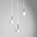 Lampa wisząca ARENA Biały/Srebrny 3xGX53 MLP7780 Milagro