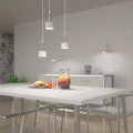 Lampa wisząca ARENA Biały/Srebrny 3xGX53 MLP7780 Milagro