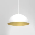 Lampa wisząca BETA Biały/Złoty 1xE27 35cm MLP7897 Milagro