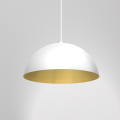 Lampa wisząca BETA Biały/Złoty 1xE27 45cm MLP7974 Milagro