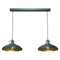 Lampa wisząca FELIX Zielony/Złoty 2xE27 MLP7710 Milagro