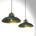 Lampa wisząca FELIX Zielony/Złoty 2xE27 MLP7710 Milagro