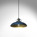 Lampa wisząca FELIX Ciemny Niebieski/Złoty 1xE27 MLP7714 Milagro