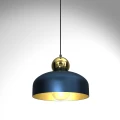 Lampa Wisząca HARALD Złoty/Ciemny Niebieski 1xE27 MLP7695 Milagro