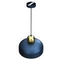 Lampa Wisząca HARALD Złoty/Ciemny Niebieski 1xE27 MLP7695 Milagro