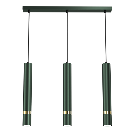 Lampa wisząca JOKER Zielony/Złoty 3xGU10 MLP7721 Milagro