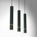 Lampa wisząca JOKER Zielony/Złoty 3xGU10 MLP7721 Milagro