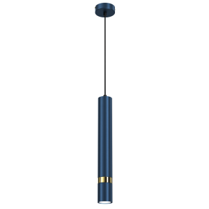Lampa wisząca JOKER Ciemny Niebieski/Złoty 1xGU10 MLP7725 Milagro