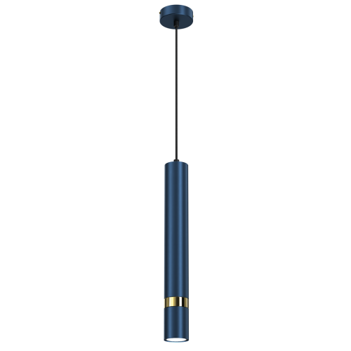 Lampa wisząca JOKER Ciemny Niebieski/Złoty 1xGU10 MLP7725 Milagro