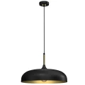 Lampa wisząca LINCOLN Czarny/Złoty 1xE27 MLP7898 Milagro
