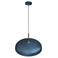 Lampa wisząca LINCOLN Niebieski/Złoty 1xE27 MLP7901 Milagro