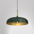 Lampa wisząca LINCOLN Zielony/Złoty 1xE27 MLP7900 Milagro
