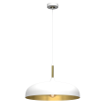 Lampa wisząca LINCOLN Biały/Złoty 1xE27 MLP7899 Milagro