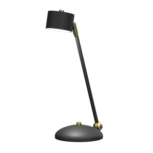 Lampka biurkowa ARENA Czarny/Złoty 1xGX53 MLP7764 Milagro