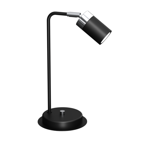 Lampka nocna JOKER Czarny/Chrom 1xGU10 MLP7749 Milagro