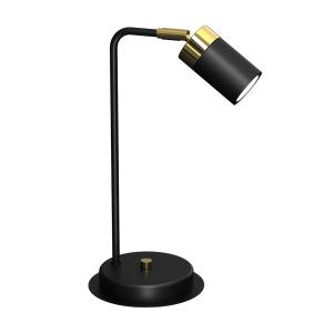 Lampka nocna JOKER Czarny/Złoty 1xGU10 MLP7534 Milagro