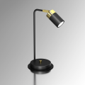 Lampka nocna JOKER Czarny/Złoty 1xGU10 MLP7534 Milagro