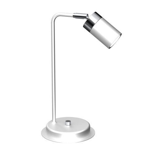 Lampka nocna JOKER Biały/Chrom 1xGU10 MLP7751 Milagro