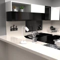 Lampka nocna JOKER Biały/Chrom 1xGU10 MLP7751 Milagro