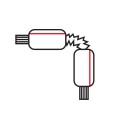 Łącznik Lampy Track Light Biały 3 Circuit Typ: Flexi ML7099 EKO-LIGHT