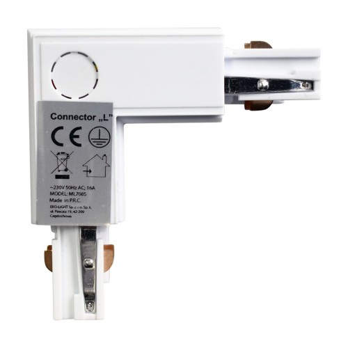 Łącznik Lampy Track Light Biały 3 Circuit Typ: LD ML7085 EKO-LIGHT