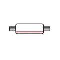 Łącznik Lampy Track Light Biały 3 Circuit Typ: Prosty ML7083 EKO-LIGHT