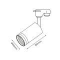 Reflektor Pipe Ring Track Spot Light Czarny 1xGU10 ML7669 EKO-LIGHT