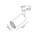 Reflektor Pipe Track Spot Light Czarny 1xGU10 ML7677 EKO-LIGHT
