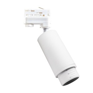Reflektor MICA Biały ZOOM track light 1xGU10 - 3 fazowy ML7370 Milagro