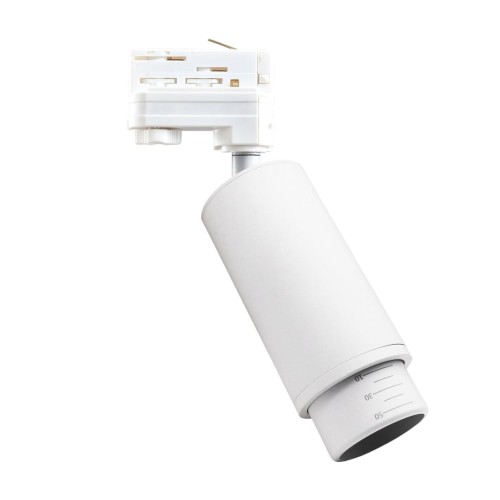 Reflektor MICA Biały ZOOM track light 1xGU10 - 3 fazowy ML7370 Milagro
