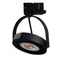 Reflektor LUGAR Czarny track light 1xAR111 GU10 - 3 fazowy ML7057 Milagro