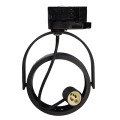 Reflektor LUGAR Czarny track light 1xAR111 GU10 - 3 fazowy ML7057 Milagro