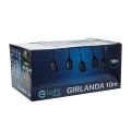 GIRLANDA 10 METRÓW (bez żarówek) EKO6918 Milagro