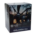 GIRLANDA 15 METRÓW (bez żarówek) EKO6932 Milagro 