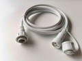 Kabel zasilający/przedłużacz BIAŁY do GIRILANDY 2m EKO7558 Eko-Light