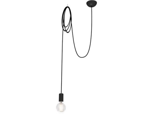 Lampa wisząca pająk SPIDER BLACK I na jedną żarówkę Nowodvorski