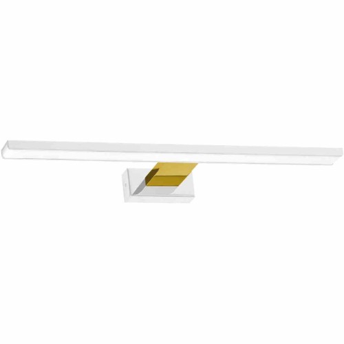 Kinkiet SHINE Biały/Złoty 60cm 13,8W LED ML7884 Milagro