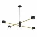 Lampa sufitowa CROSS Złoty 4xGX53 MLP8419 Milagro