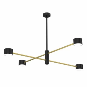 Lampa sufitowa CROSS Złoty 4xGX53 MLP8419 Milagro