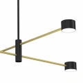 Lampa sufitowa CROSS Złoty 4xGX53 MLP8419 Milagro