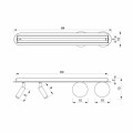 Lampa sufitowa SIRIO 4xG9 MLP8406 Milagro