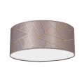 Lampa sufitowa ZIGGY Złoty/Różowy 2xE27 MLP7585 Milagro
