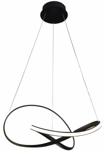 LAMPA WISZĄCA CAPPIO Czarny 36W LED ML6771 Milagro