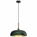 Lampa wisząca LINCOLN Zielony/Złoty 1xE27 35cm MLP8032 Milagro